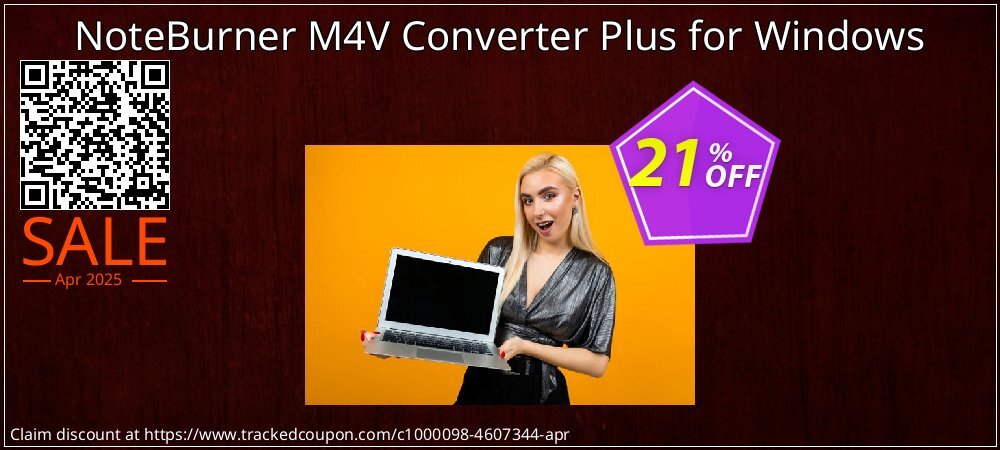 NoteBurner M4V Converter Plus for Windows coupon on World Password Day offering discount