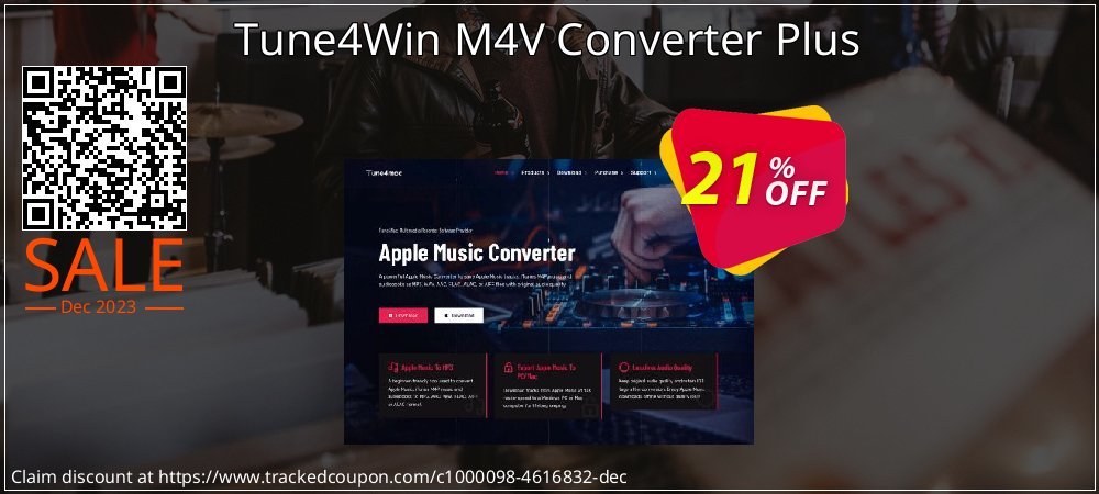 Tune4Win M4V Converter Plus coupon on April Fools' Day offering sales