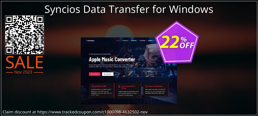 Syncios Data Transfer for Windows coupon on April Fools' Day super sale
