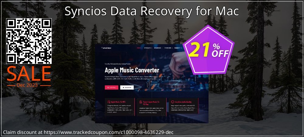 Syncios Data Recovery for Mac coupon on National Smile Day promotions