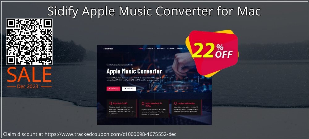 Sidify Apple Music Converter for Mac coupon on National Memo Day deals