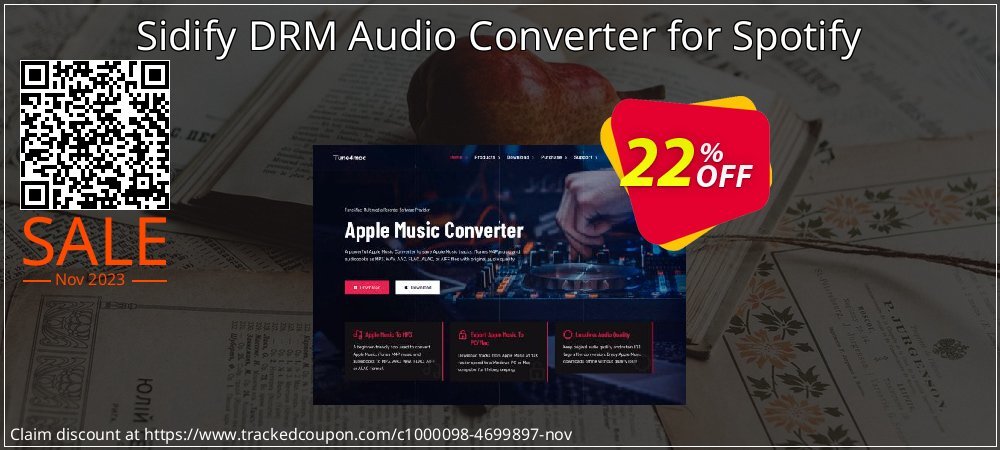 Sidify DRM Audio Converter for Spotify coupon on April Fools' Day sales