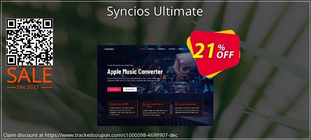 Syncios Ultimate coupon on National Memo Day offer