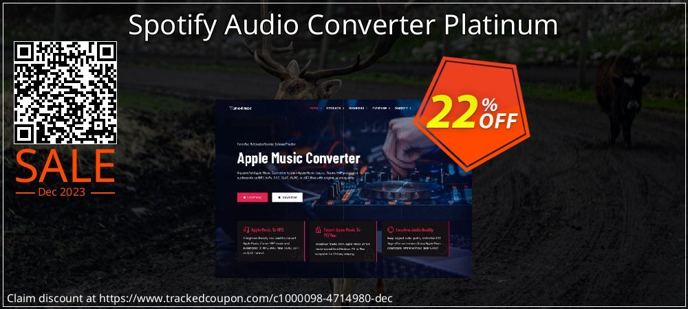 Spotify Audio Converter Platinum coupon on World Backup Day discounts