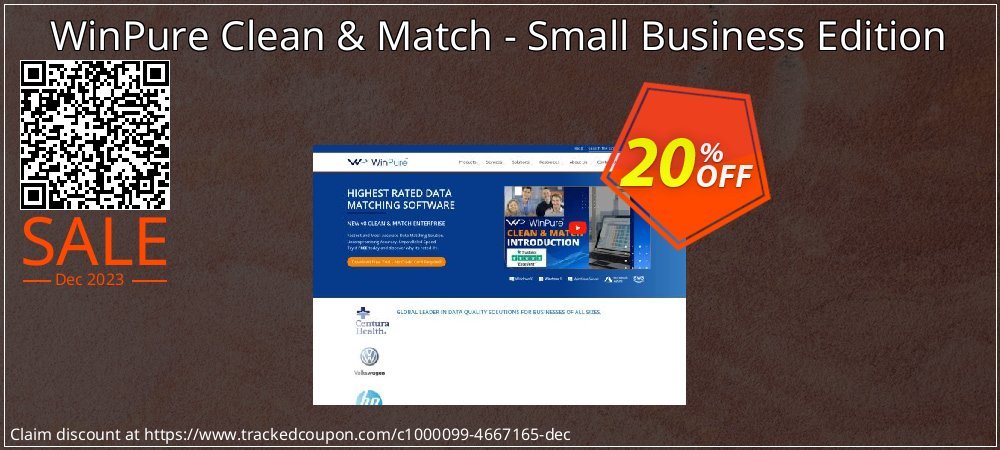 WinPure Clean & Match - Small Business Edition coupon on National Walking Day offer