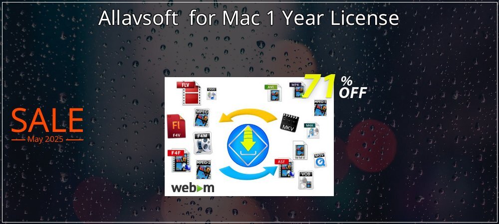 Allavsoft  for Mac 1 Year License coupon on World Whisky Day sales