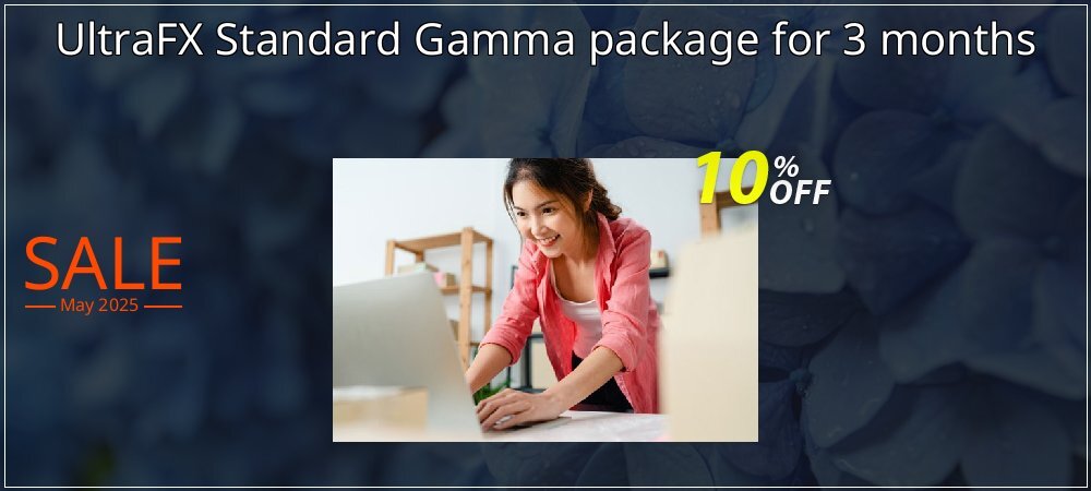 UltraFX Standard Gamma package for 3 months coupon on World Party Day sales