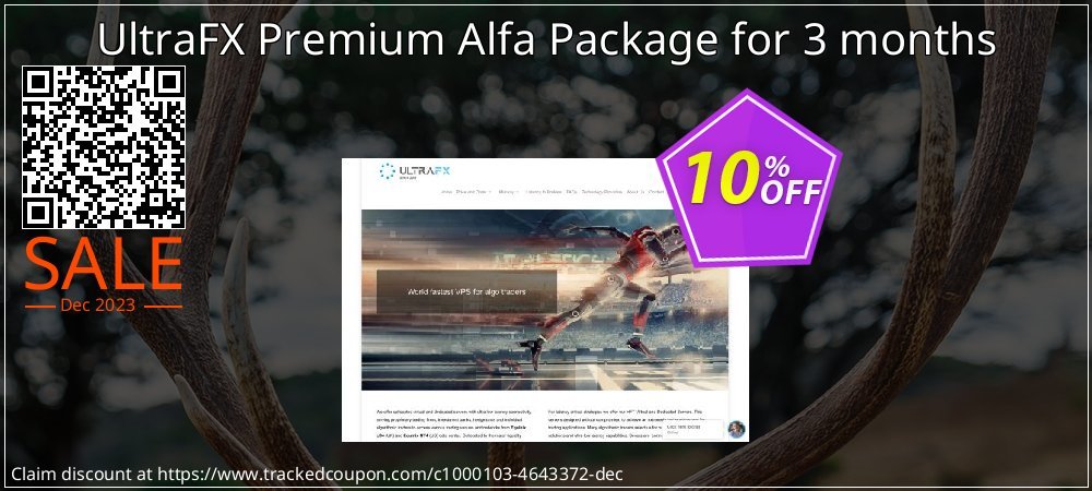 UltraFX Premium Alfa Package for 3 months coupon on April Fools' Day sales