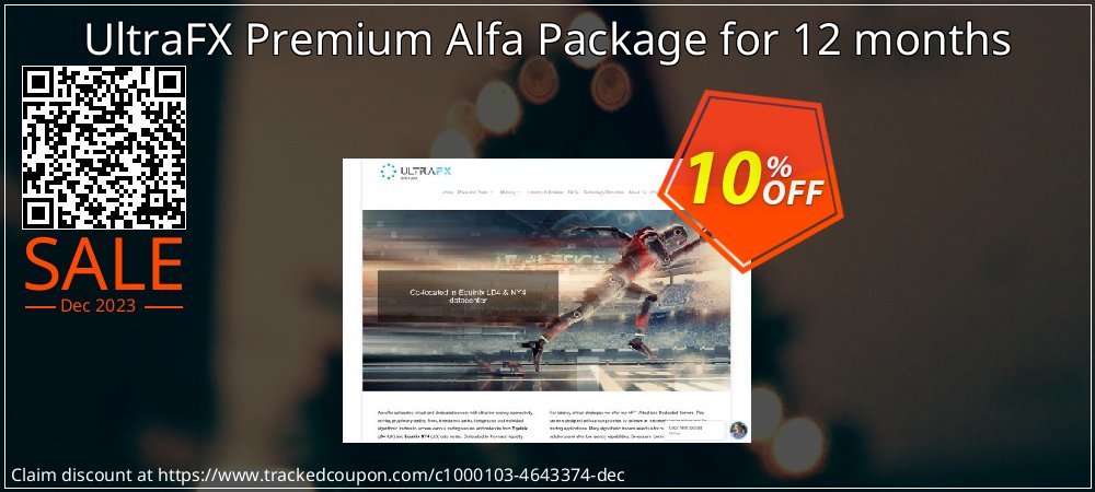 UltraFX Premium Alfa Package for 12 months coupon on New Year's Weekend promotions
