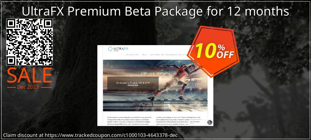 UltraFX Premium Beta Package for 12 months coupon on National Pizza Party Day discounts