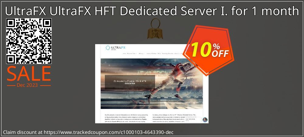 UltraFX UltraFX HFT Dedicated Server I. for 1 month coupon on National Walking Day sales