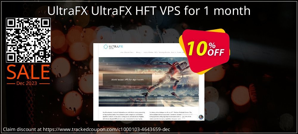 UltraFX UltraFX HFT VPS for 1 month coupon on Chinese New Year super sale