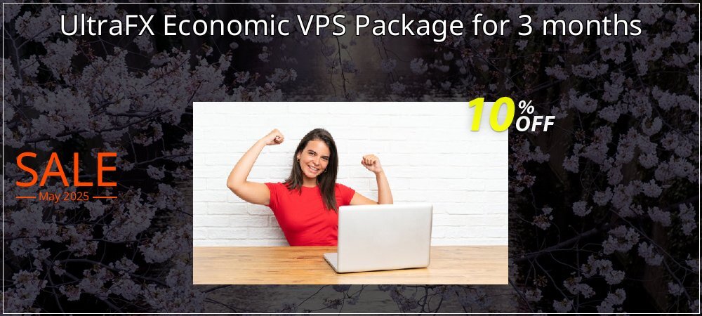 UltraFX Economic VPS Package for 3 months coupon on Mother Day offer