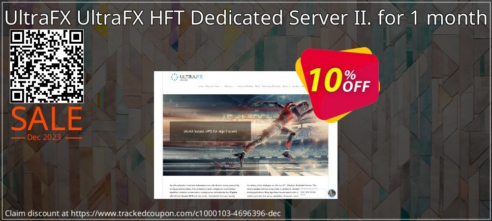 UltraFX UltraFX HFT Dedicated Server II. for 1 month coupon on World Party Day offering sales
