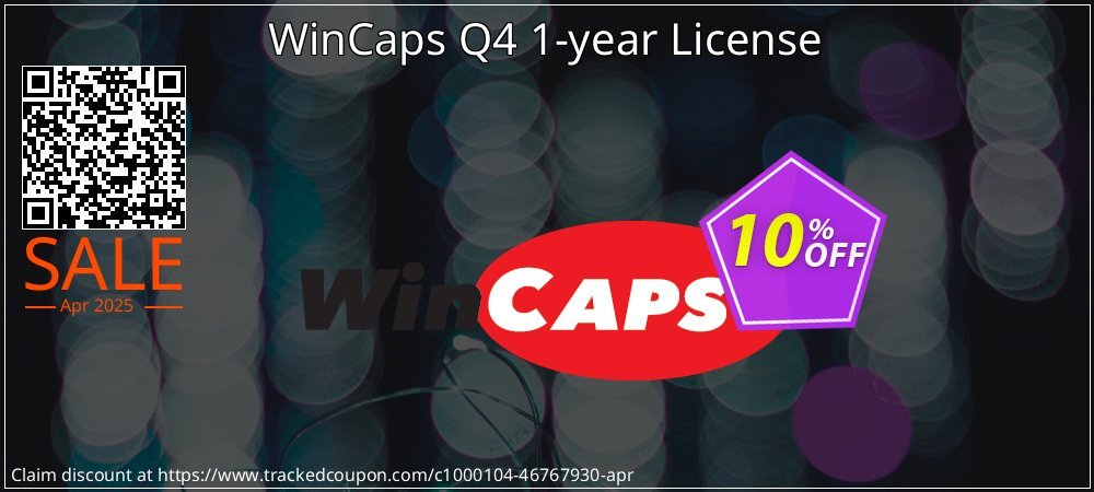 WinCaps Q4 1-year License coupon on National Walking Day offering sales