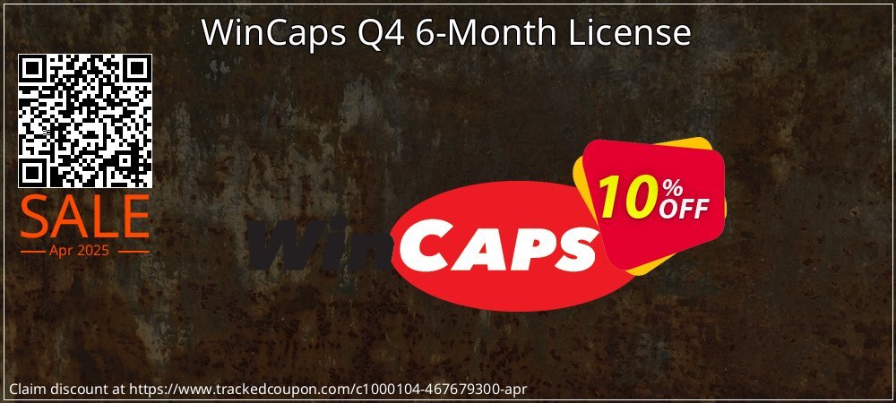 WinCaps Q4 6-Month License coupon on National Walking Day offering sales