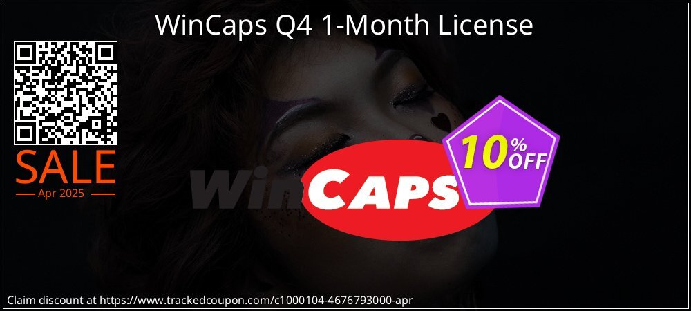 WinCaps Q4 1-Month License coupon on World Backup Day offering discount