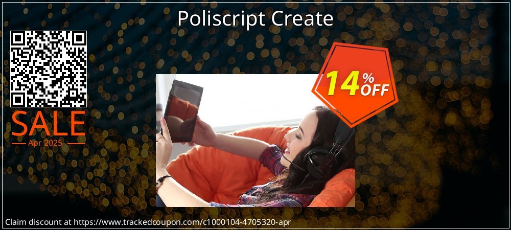 Poliscript Create coupon on World Backup Day deals