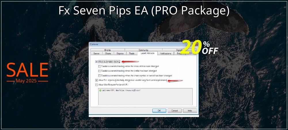 Fx Seven Pips EA - PRO Package  coupon on National Memo Day offering sales