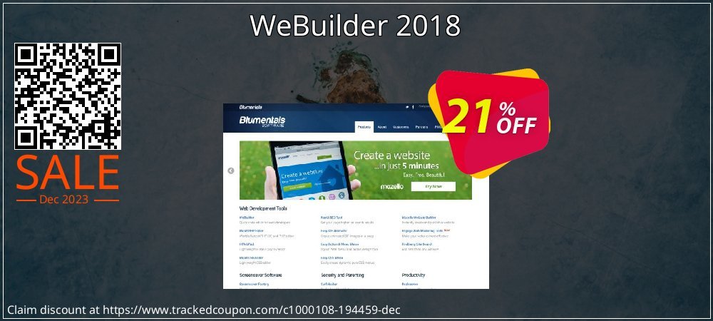 WeBuilder 2018 coupon on World Password Day sales