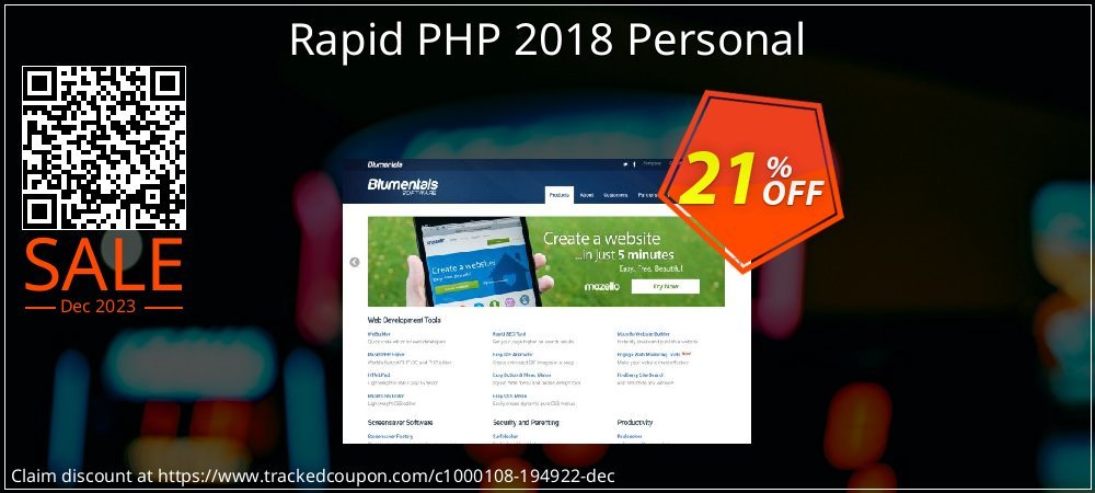 Rapid PHP 2018 Personal coupon on National Pumpkin Day sales