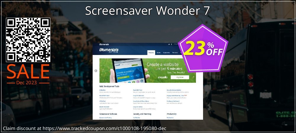 Screensaver Wonder 7 coupon on National Walking Day promotions