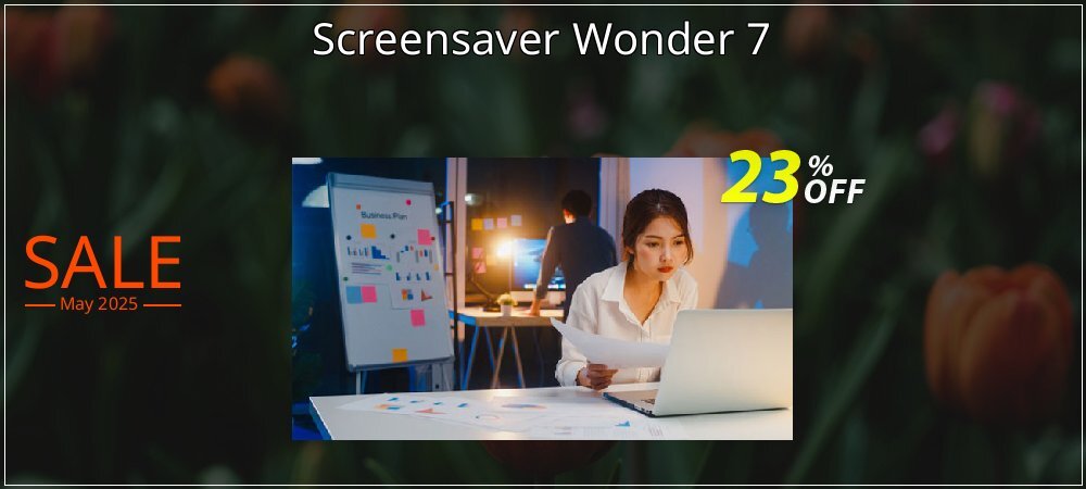 Screensaver Wonder 7 coupon on National Walking Day promotions