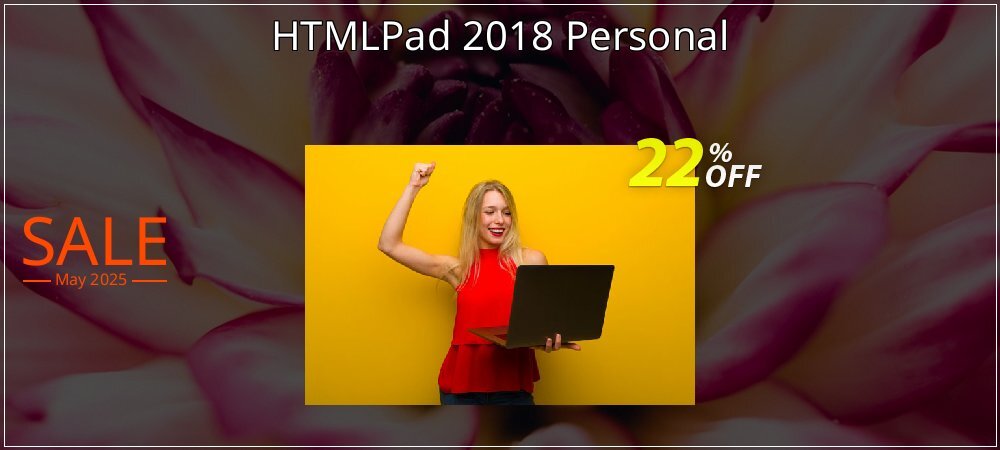 HTMLPad 2018 Personal coupon on Mother Day offering discount