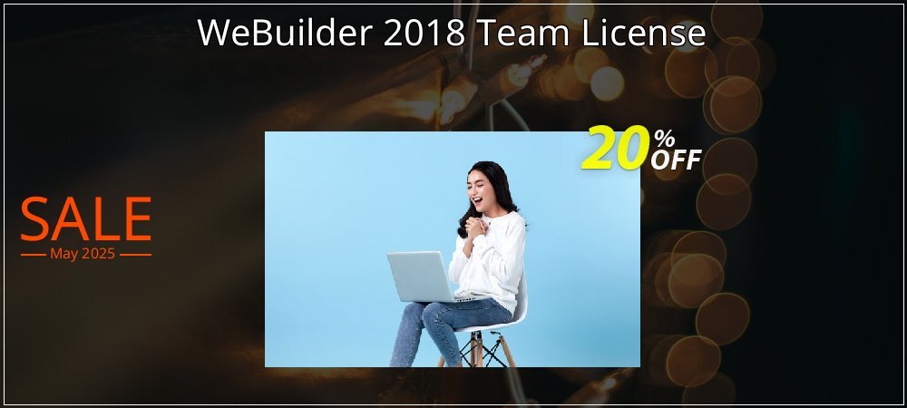 WeBuilder 2018 Team License coupon on National Pizza Party Day discount