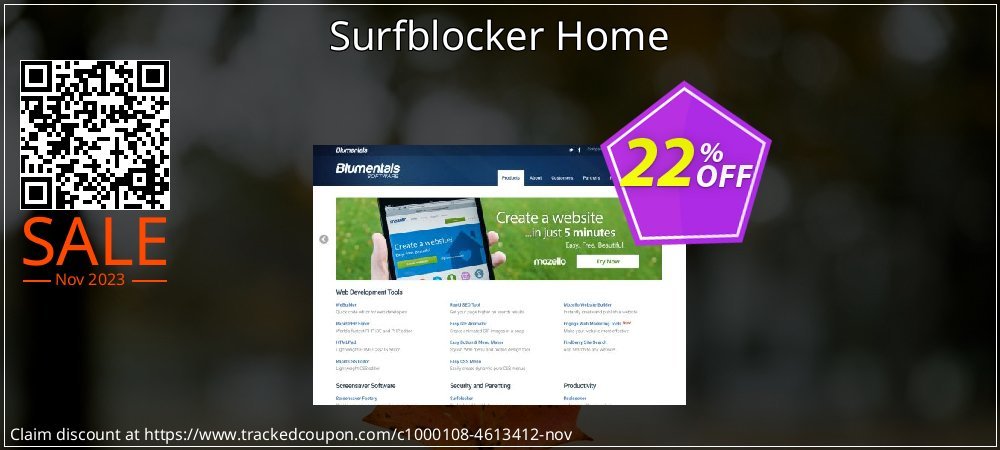 Surfblocker Home coupon on April Fools Day offering sales