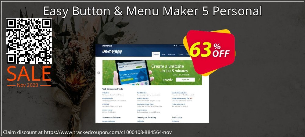 Easy Button & Menu Maker 5 Personal coupon on Tell a Lie Day offer