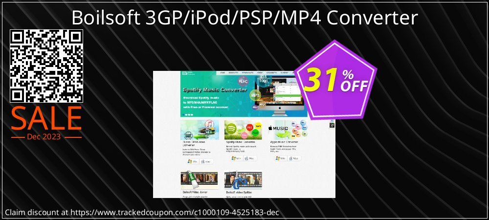 Boilsoft 3GP/iPod/PSP/MP4 Converter coupon on Constitution Memorial Day super sale