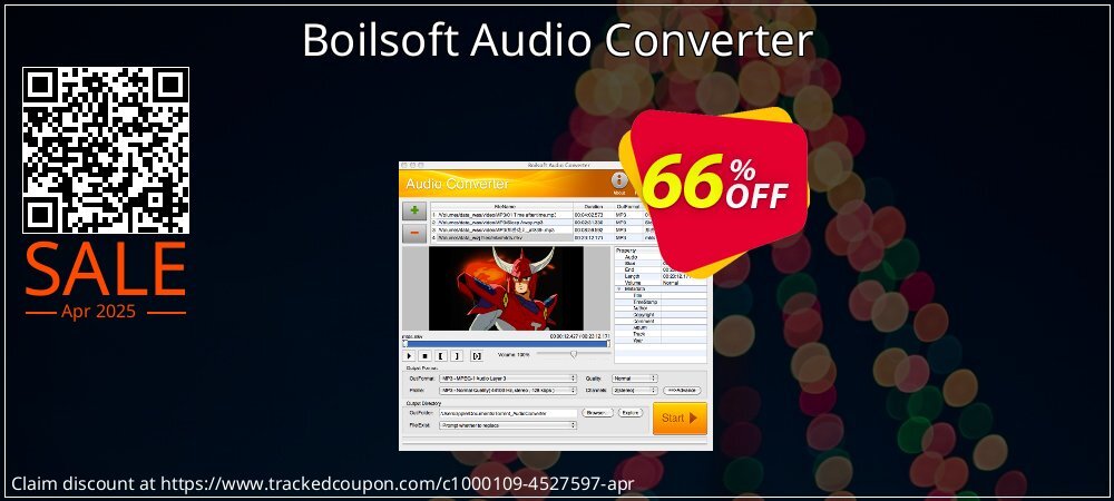 Boilsoft Audio Converter coupon on April Fools' Day discounts