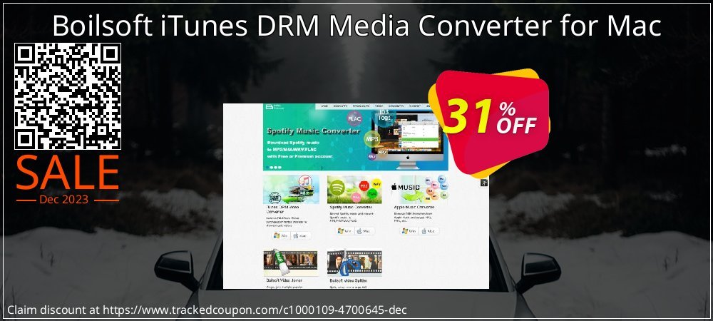 Boilsoft iTunes DRM Media Converter for Mac coupon on National Walking Day discount