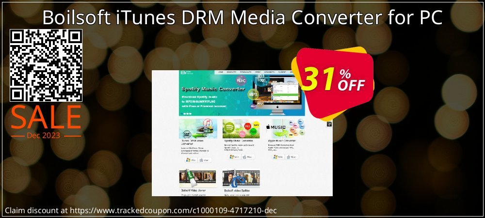 Boilsoft iTunes DRM Media Converter for PC coupon on Mother's Day sales