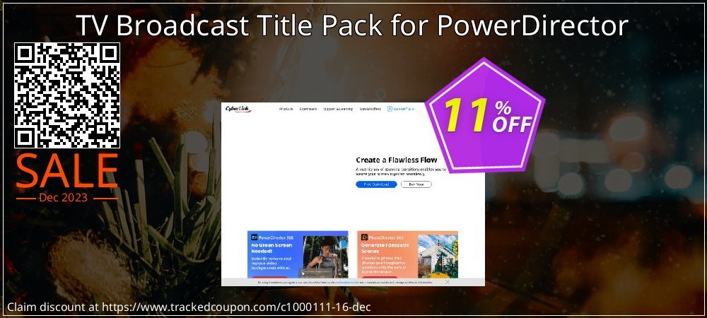 TV Broadcast Title Pack for PowerDirector coupon on Palm Sunday discount
