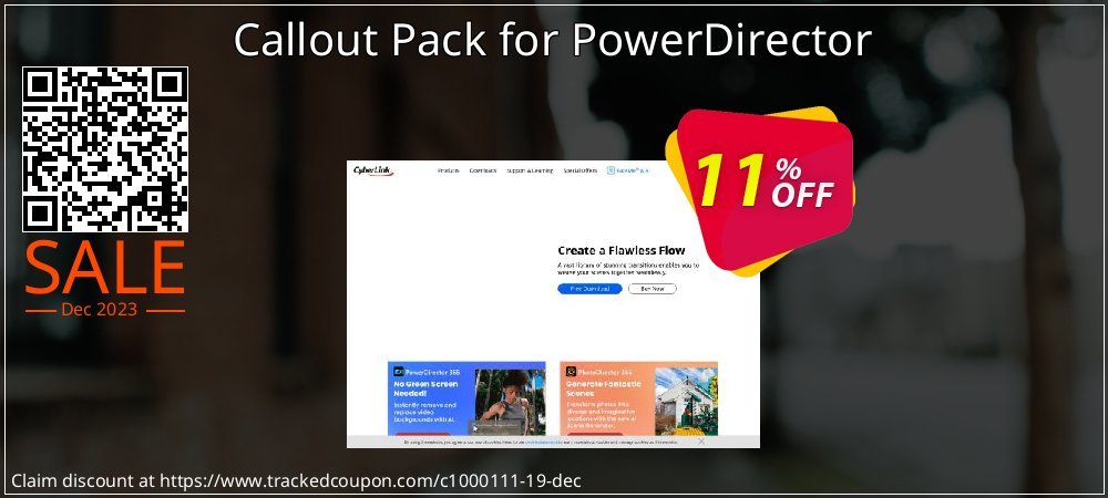 Callout Pack for PowerDirector coupon on National Smile Day promotions