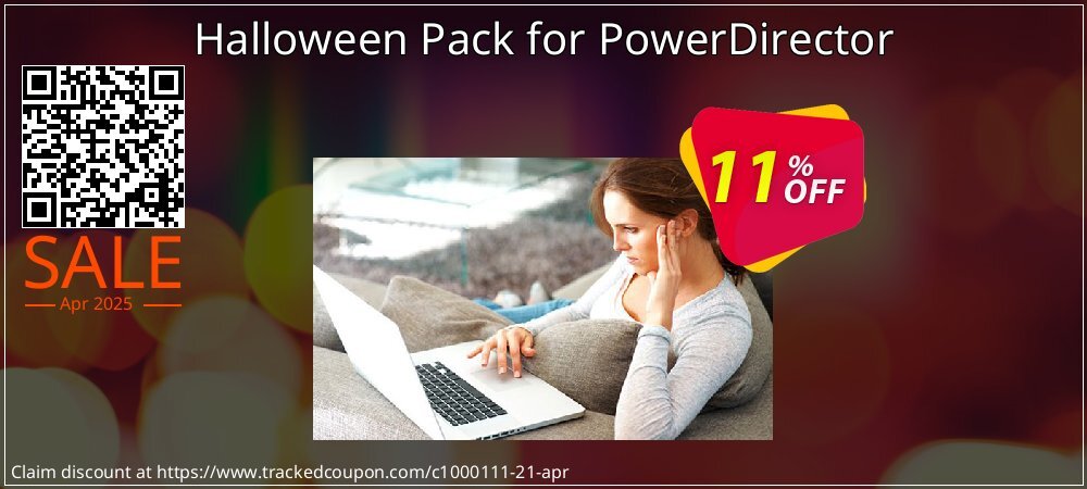 Halloween Pack for PowerDirector coupon on World Party Day sales