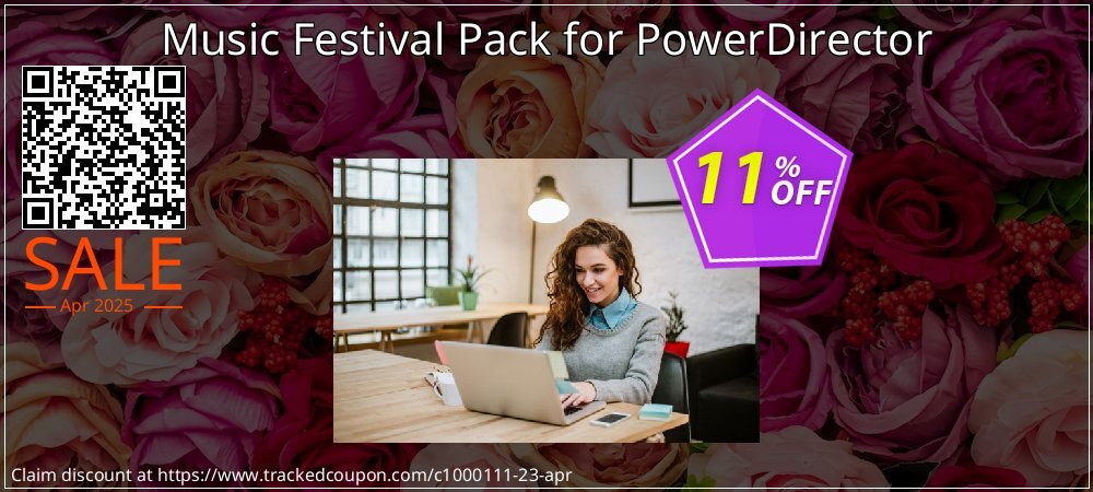 Music Festival Pack for PowerDirector coupon on National Pizza Party Day discount