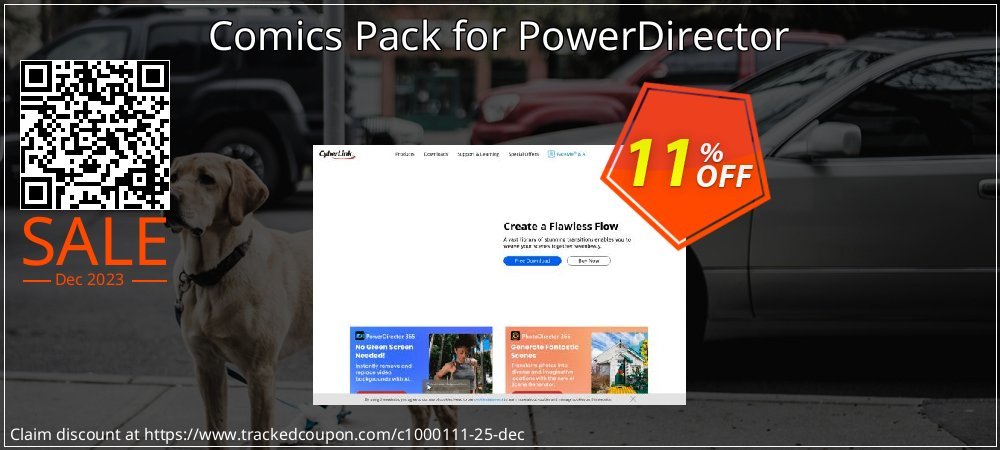 Comics Pack for PowerDirector coupon on National Walking Day offering discount