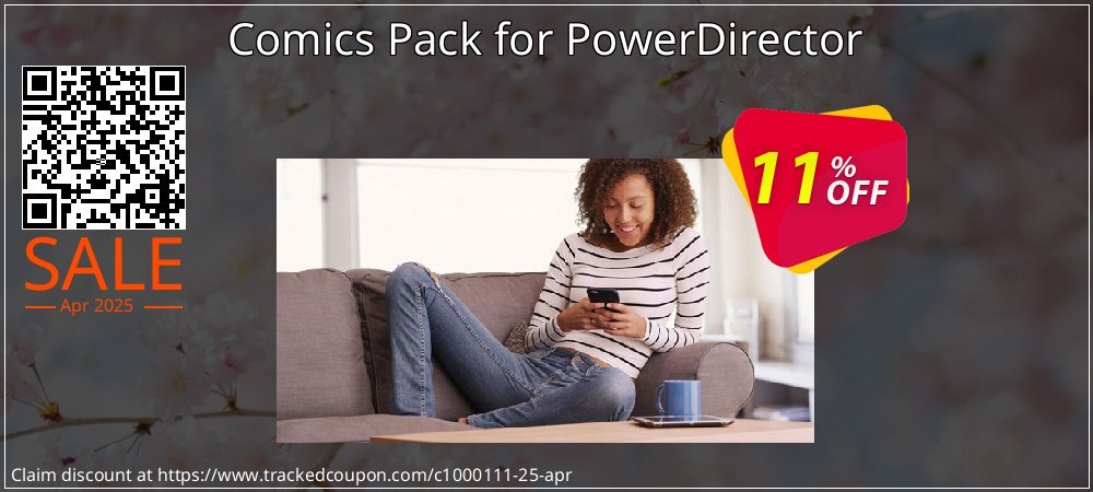 Comics Pack for PowerDirector coupon on Mother Day offering sales