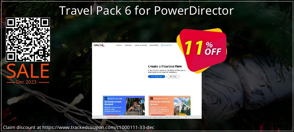Travel Pack 6 for PowerDirector coupon on Easter Day discount