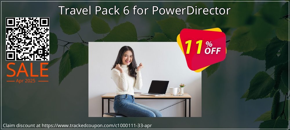 Travel Pack 6 for PowerDirector coupon on Easter Day discount