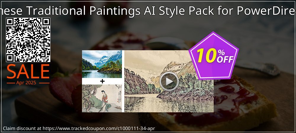 Chinese Traditional Paintings AI Style Pack for PowerDirector coupon on National Smile Day offering sales