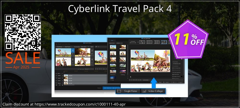 Cyberlink Travel Pack 4 coupon on Mother Day offer