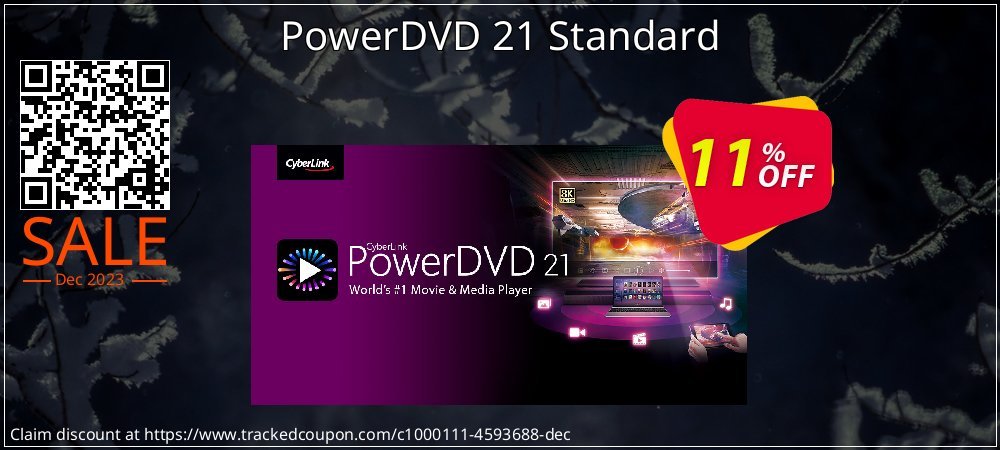 PowerDVD 21 Standard coupon on New Year's Day deals