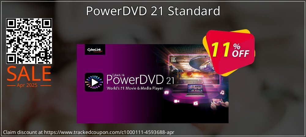 PowerDVD 21 Standard coupon on Easter Day offering discount