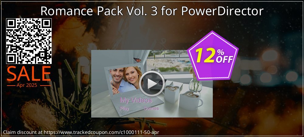 Romance Pack Vol. 3 for PowerDirector coupon on Mother Day discount