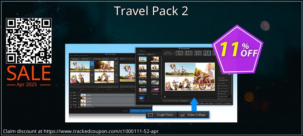 Travel Pack 2 coupon on April Fools' Day offering discount