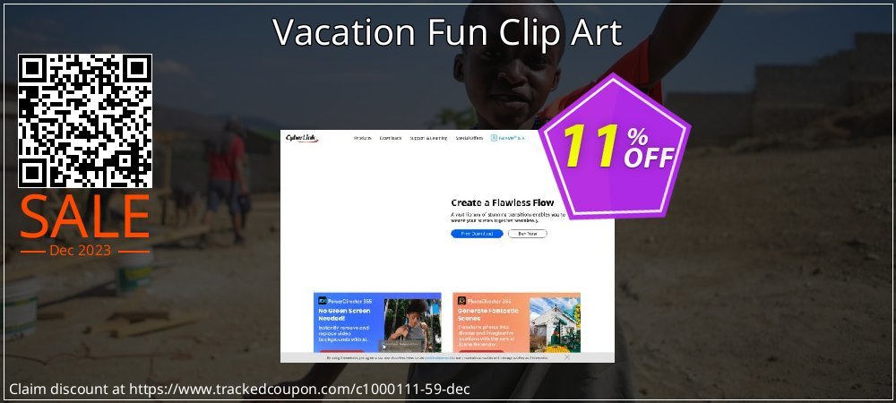 Vacation Fun Clip Art coupon on National Smile Day discount